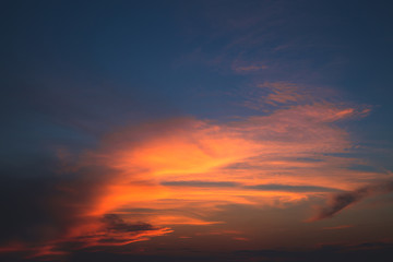 sky at sunset