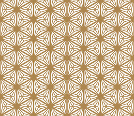 Seamless pattern based on Japanese ornament Kumiko