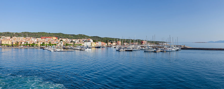 Carloforte marina, on the island of San Pietro in Sardinia, Italy.