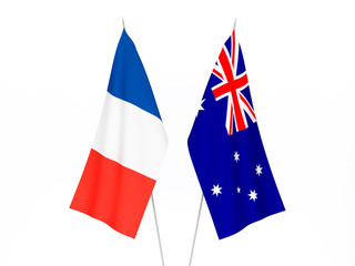 France and Australia flags