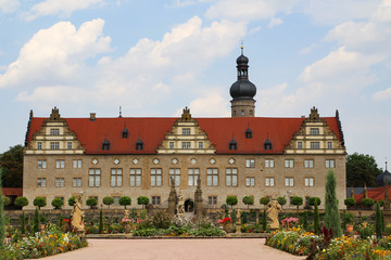 Castle and Castle Garden Weikersheim (Germany) / fragments