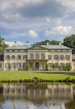 Front of the Rastede castle in Lower Saxony, Germany