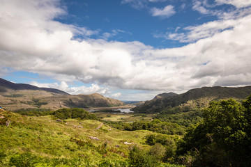 The beautiful scenery of the Ladies View, Killarney, co. Kerry, Ireland