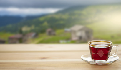 tea enjoyment business meeting meeting and landscape