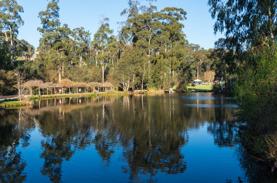 Gallipoli Park in central Marysville in Murrindindi Shire in Victoria.