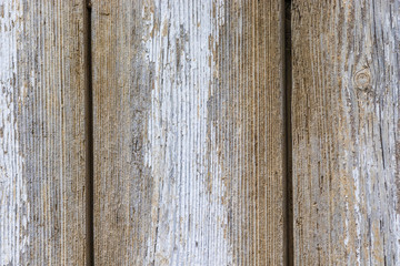 background wall old boards with lime residues.