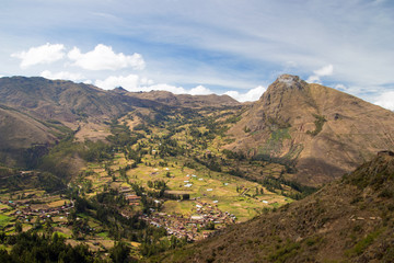 Fototapeta na wymiar The Sacred Valley of Peru