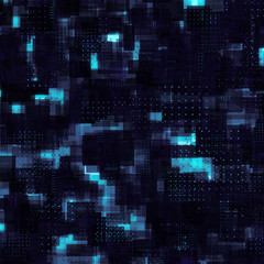 Seamless Abstract Sci-Fi Pattern