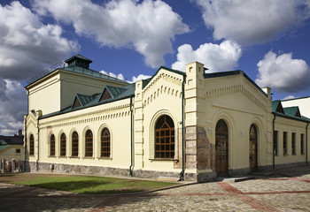 Obraz premium Building of the former People's House in Slonim. Belarus