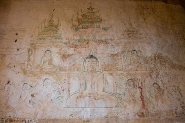 Ruined Buddha story painting