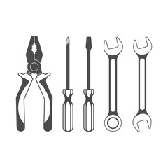 Working tools icon.