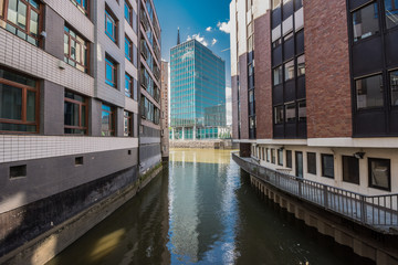 Naklejka premium Warehouse district of Hamburg (Speicherstadt), Germany.