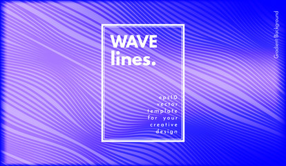 Abstract Wave Background.