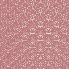 Japanese pink orange flower pattern