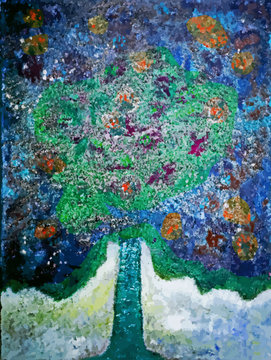 Dessin d'un arbre de vie fictif