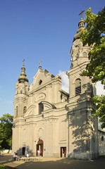 Fototapeta na wymiar Church of the Nativity of the Virgin Mary in Biala Podlaska. Poland