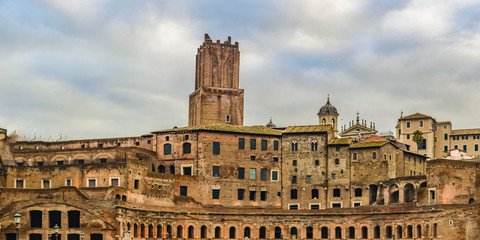 Fototapeta premium Trajan Market Rome Italy