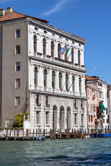 Obraz premium Palaces on Grand Canal, Venice, Italy