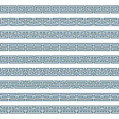 Greek pattern border.