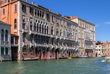 Palaces on Grand Canal, Venice, Italy