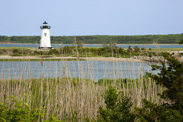 Harbor Lighthouse in Edgartown on the Island of Martha's Vineyard