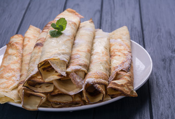 Hot delicious pancakes