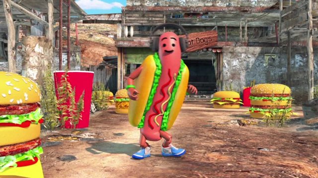 Part 3 Hot Dog Food Dance Thriller Michael Jackson 3D Renderings Animations