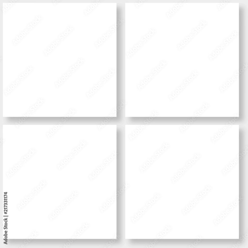 Aufkleber white tiles vector texture. seamless geometric pattern of white squares