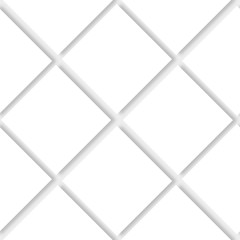 White tiles vector texture. seamless geometric pattern of white squares