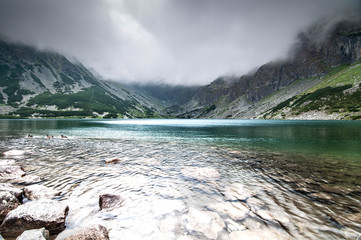 Czarny Staw Gąsienicowy. Pond in mountains. © malgorzata_wieczorek
