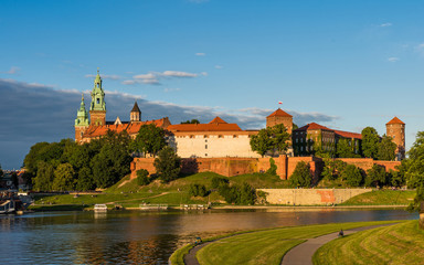Krakau – Königsschloss auf dem Wawel - obrazy, fototapety, plakaty