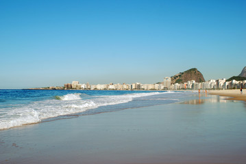 Fototapeta na wymiar Copacabana Beach, Rio de Janeiro City
