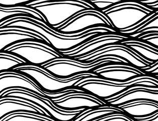 Fototapeta premium White and black grunge pattern. Background. Brush. Vector.