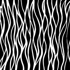 White and black grunge pattern. Background. Brush. Vector.