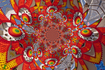 Kaleidoscopic Pattern of a Funfair