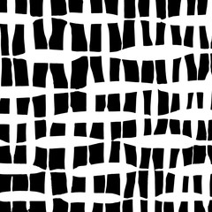 White and black grunge pattern. Background. Brush. Vector.