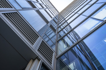 modern office building in urban