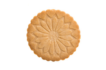 butter cookies isolated