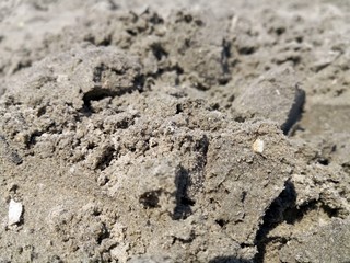 Grey sand macro background