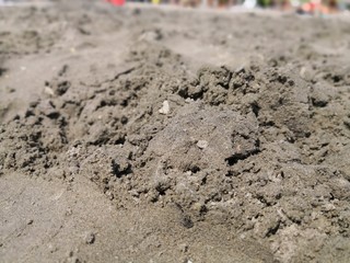 Grey sand macro background