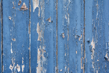 Holzbalken blau lackiert vintage