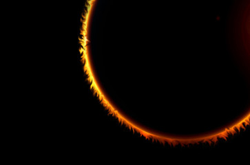 solar eclipse into the darkness