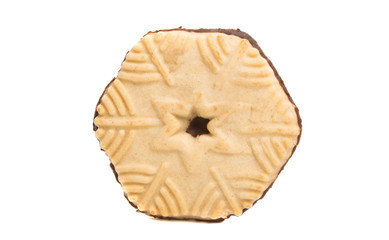 butter cookies isolated