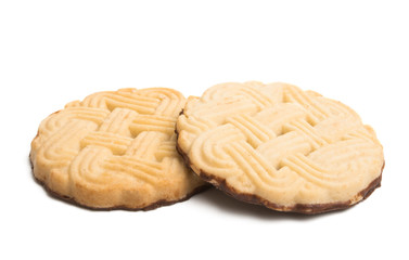 butter cookies isolated