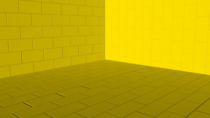 Abstract yellow scene background