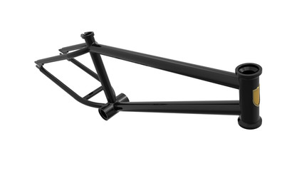 3d render of BMX frame isolated on white background

