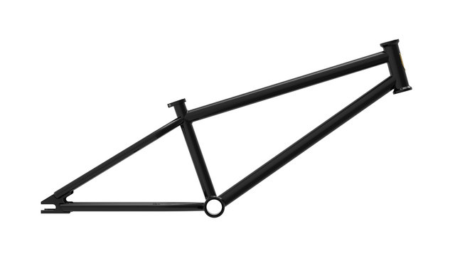 3d render of BMX frame isolated on white background

