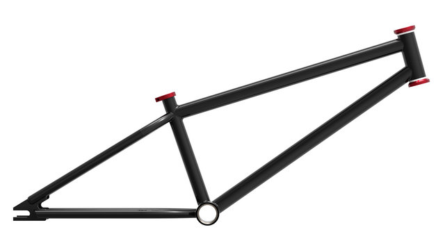 3d render of BMX frame isolated on white background
