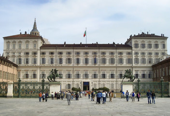 Obraz premium Reale Palace at Turin City, Italy