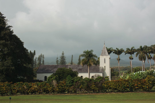 Tropical church building